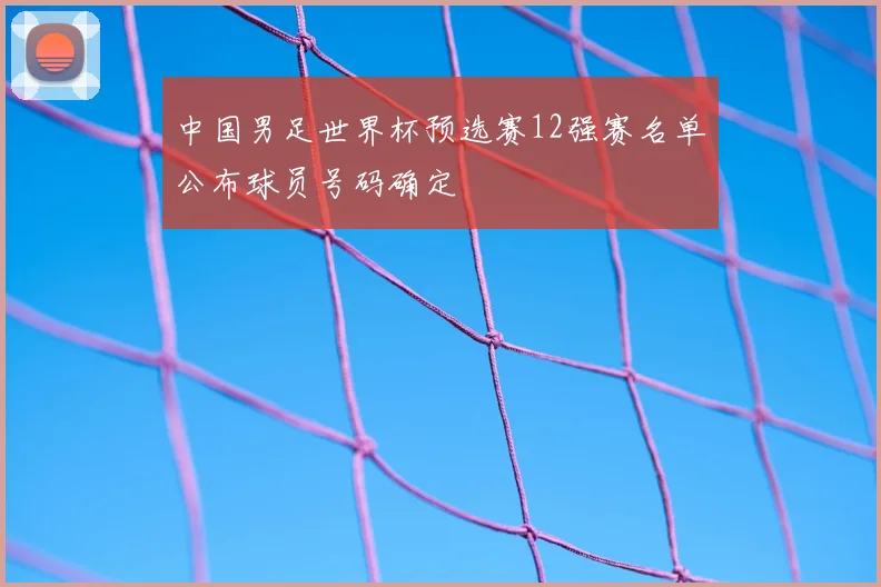 中国男足世界杯预选赛12强赛名单公布球员号码确定